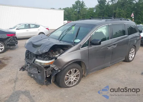 2011 Honda Odyssey Ex-L z USA, uszkodzony, nr VIN 5FNRL5H60BB018118